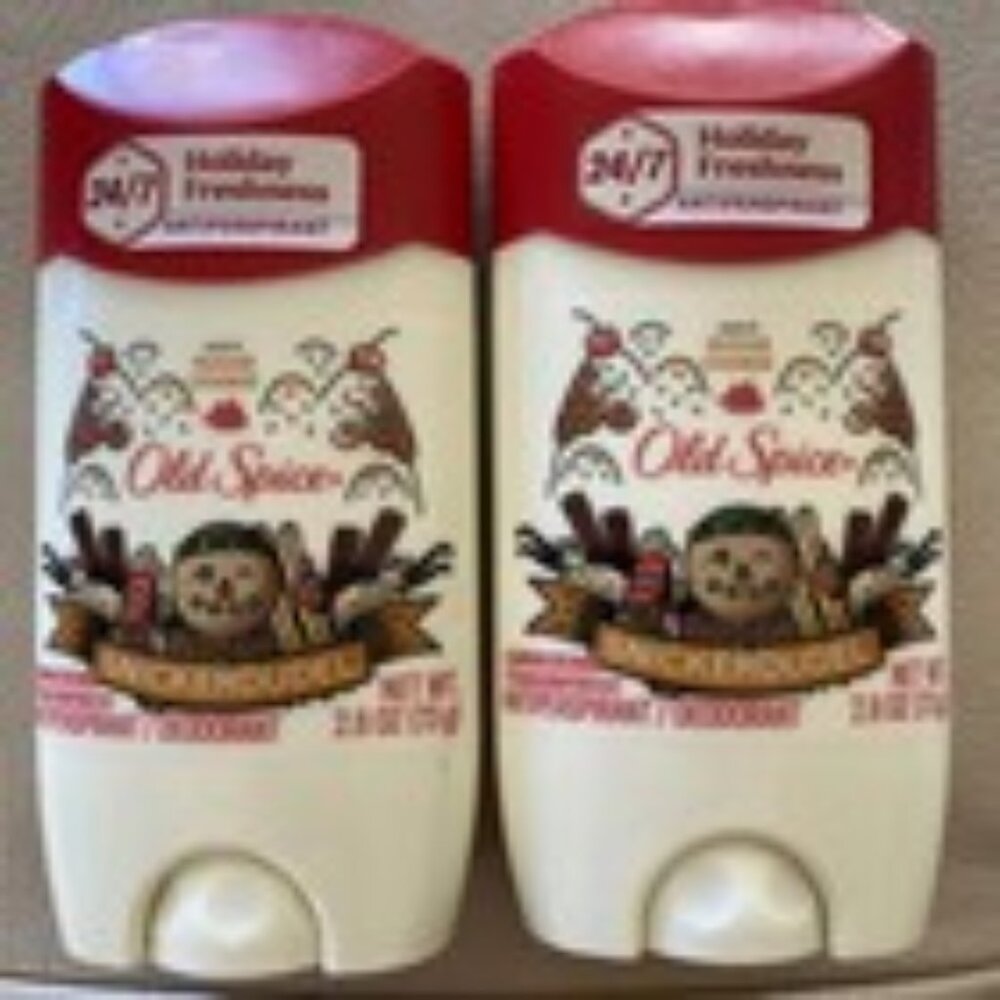 2 Old Spice Snickerdudel deodorant